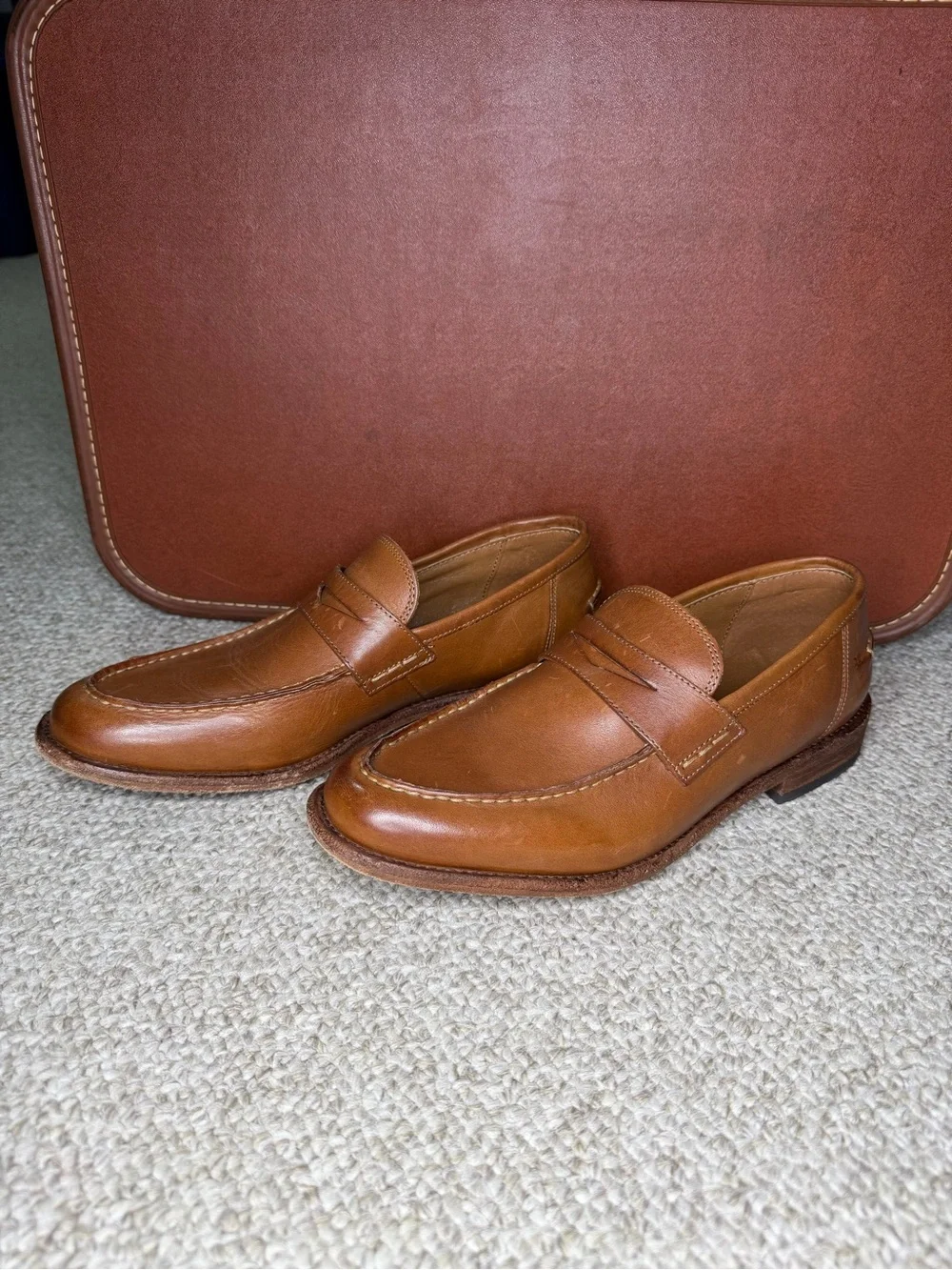 Frye Tyler Flex leather Penny loafers